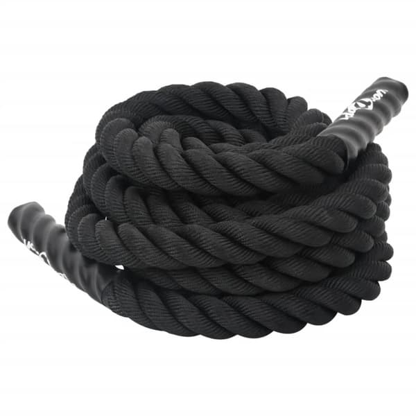 Stridsrep svart 6 m 4,5 kg polyester