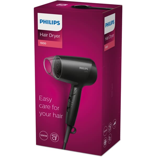 Philips Essential Care 1 200 W kompakt hårtork