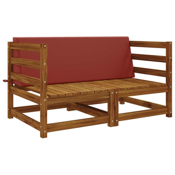 Ryggkudde SOEST 100% Polyester Röd 120 x 20 x 40 cm