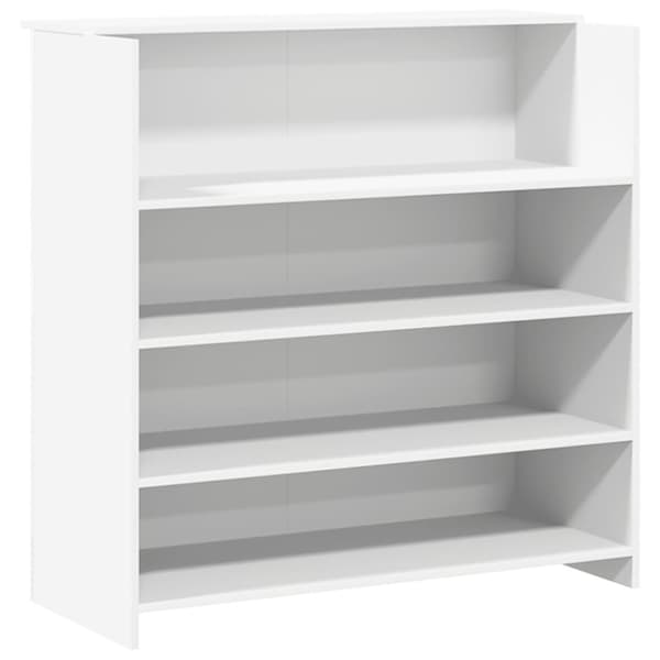 Receptionsdisk vit 180x50x103,5 cm konstruerat trä