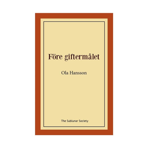Före giftermålet (häftad)