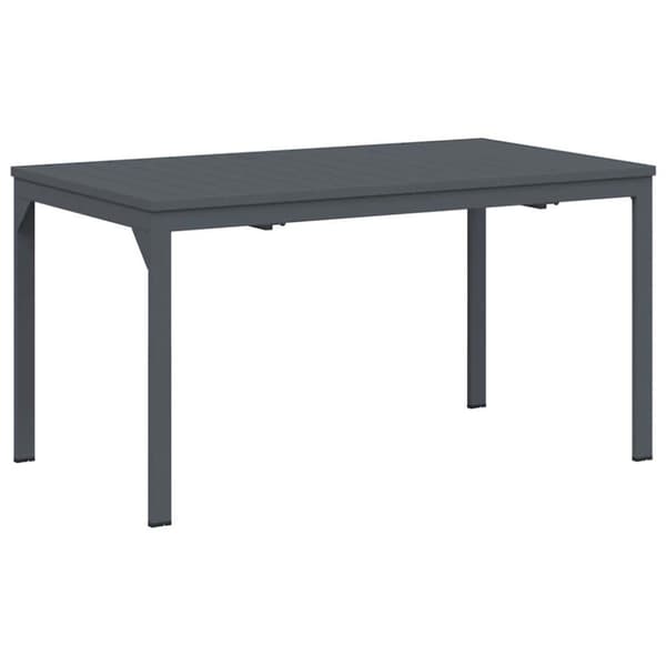 Trädgårdsmöbelset 7 pcs Antracit konstrotting