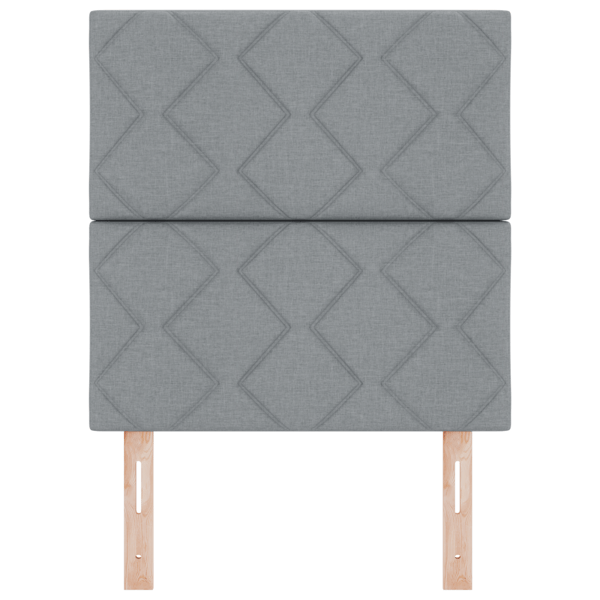 LED huvuddyna Ljusgrå 80 cm tyg