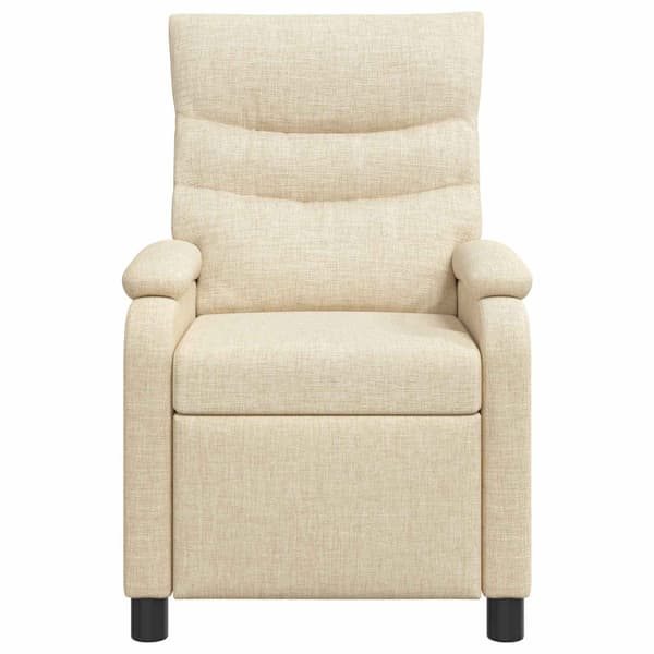 Recliner Gräddvit Tyg