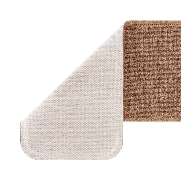 Halkfria trappmattor 15 st 60 x 25 cm Gul PP Rektangulär