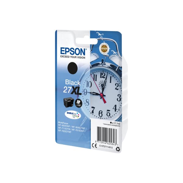 Epson 27XL - XL - svart - original - bläckpatron