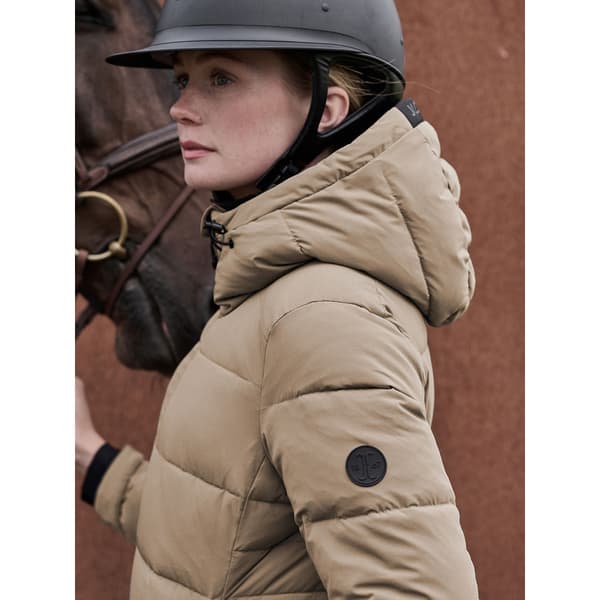 Idun Vinterjacka Beige Valnöt