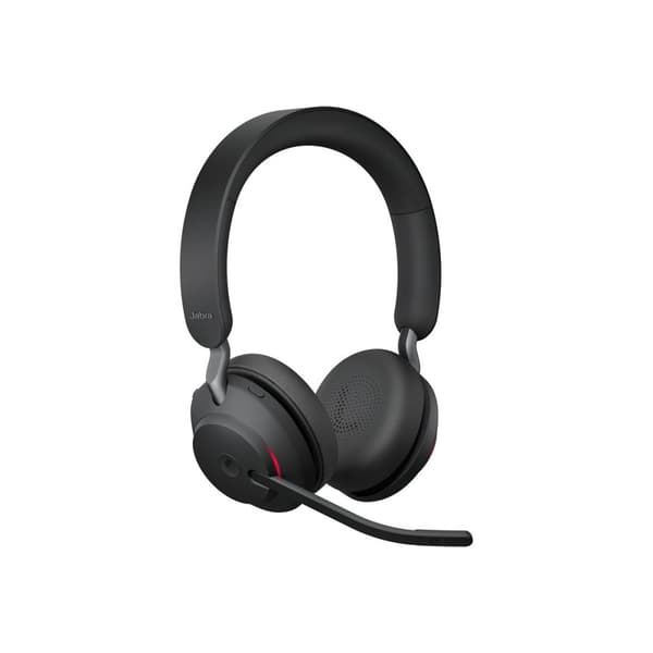 Jabra Evolve2 65 MS Stereo - headset - USB-A - med laddningsställ