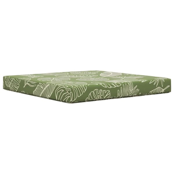 Utomhus Soffa Kudde Bladdesign 80 x 80 x 8 cm Polyester