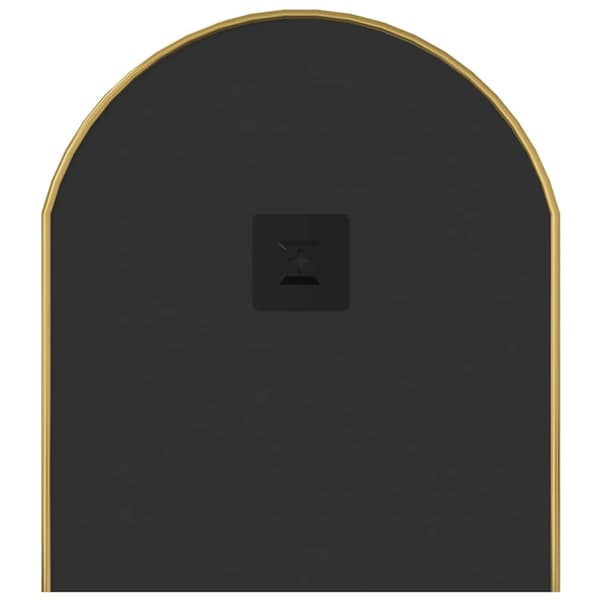 Väggspegel guld 80x35 cm oval
