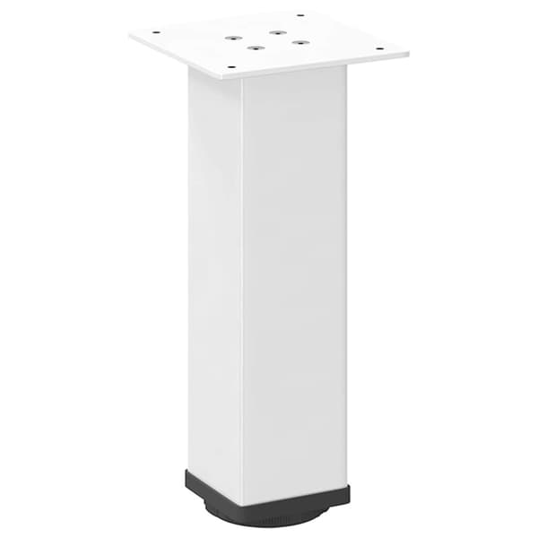 Soffbordsben 4 st vita 30-32 cm stål