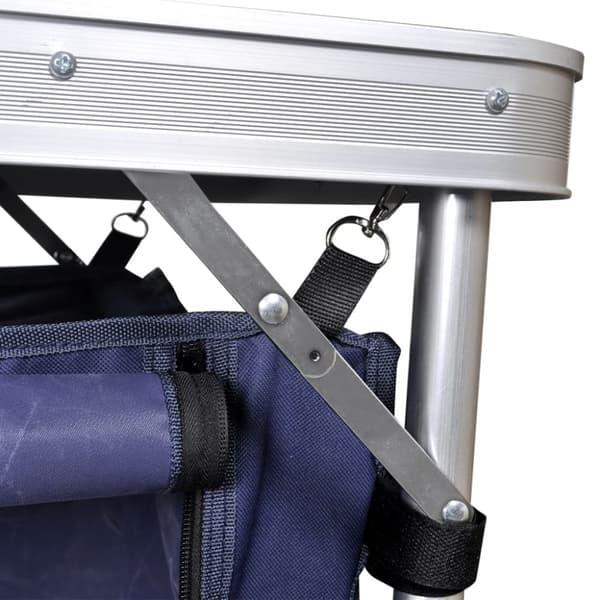 Hopfällbart campingskåp i Aluminium