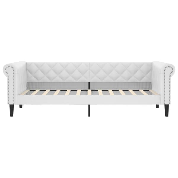 Dagbädd vit 80x200 cm konstläder