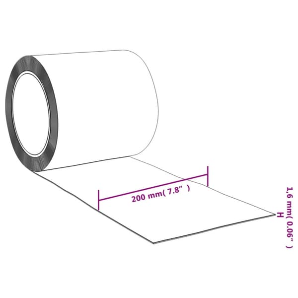 Köldridå transparent 200x1,6 mm 50 m PVC