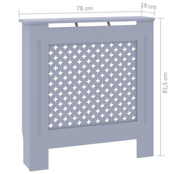 Elementskydd MDF grå 78 cm