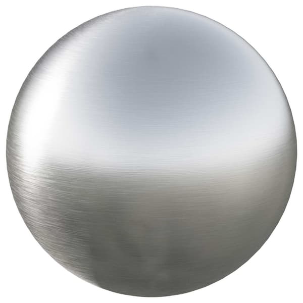Borstad Boll 2 st Ø 15 cm Silver Rostfritt stål 201