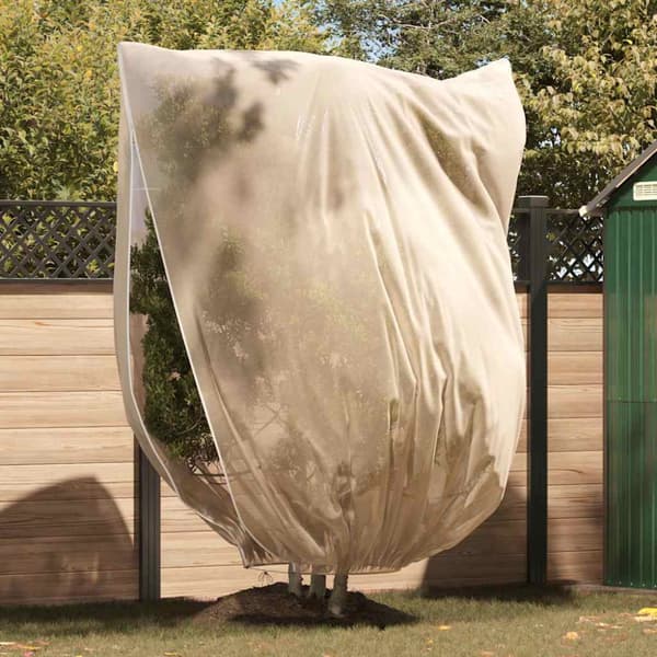 Frostskydd för växtfleeceöverdrag 3 pcs Beige 2,4 x 2 m