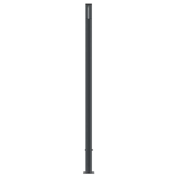 Staketpanel WPC brun 180x186 cm