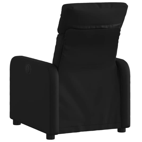 Reclinerfåtölj svart konstläder
