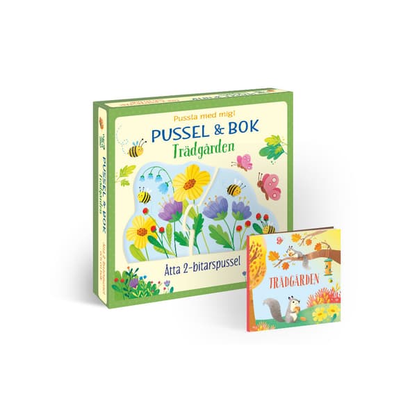 Pussel & bok. Trädgården (bok)