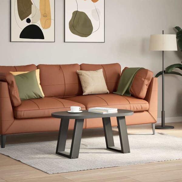 Soffbordsben U-formade 2 st antracit 28x(42-43) cm stål