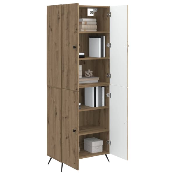 Skåpset 2 pcs Artisan-ek Konstruerat trä