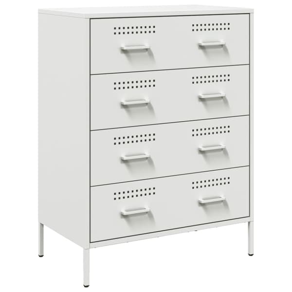 Skänk vit 68x39x89 cm stål