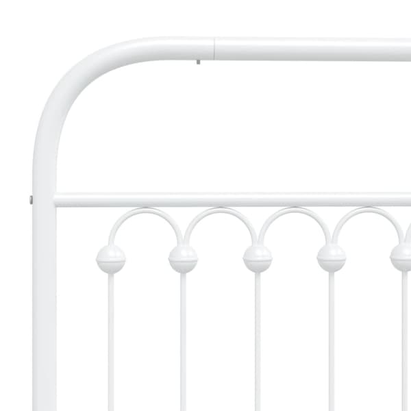 Ersättningsgavel metall vit 200 cm