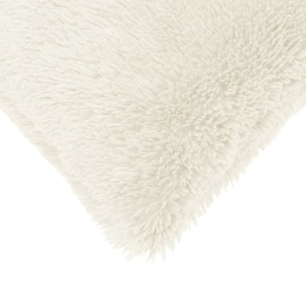 Kudde med kudde HEERLEN 2 st Vit PV Fleece