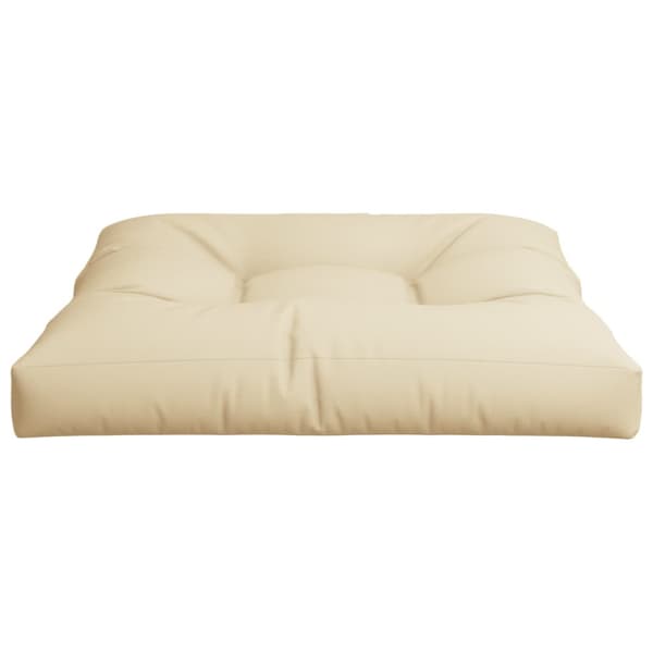 Palldyna beige 80x80x12 cm tyg