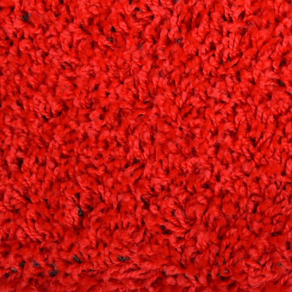 Trappmattor 15 st 65x21x4 cm röda rektangulära kanter