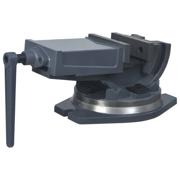 Vinklingsbart skruvstycke 2 axlar 160 mm