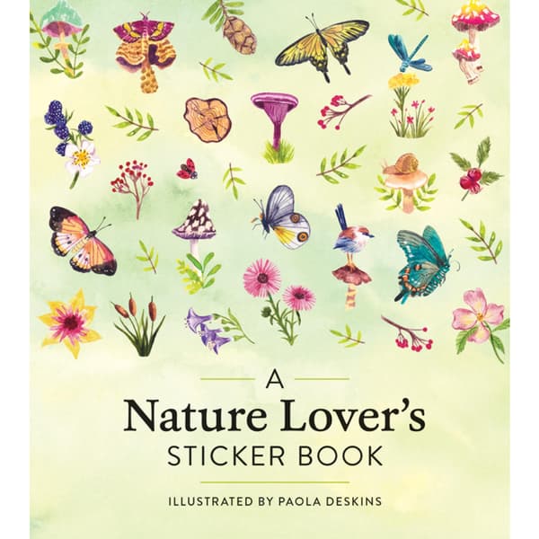 A Nature Lover's Sticker Book (inbunden, eng)