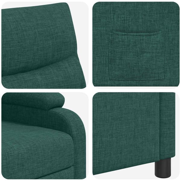 Recliner Mörkgrön Tyg