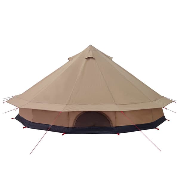 Familjetält Brun 12-Person Polyester / Bomull