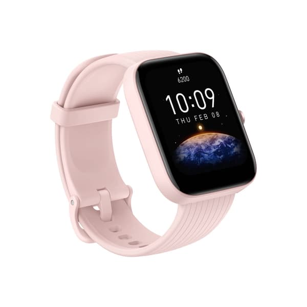 Amazfit Bip 3 Pro - rosa - smart klocka med rem - rosa