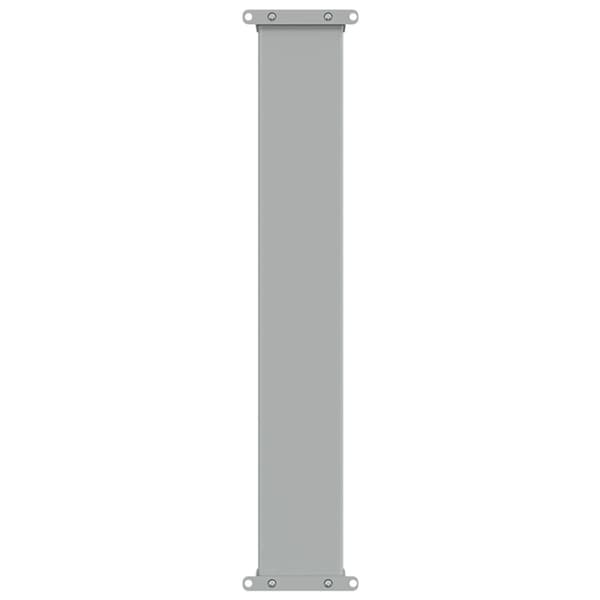 Infällbar sidomarkis 80x300 cm gräddvit