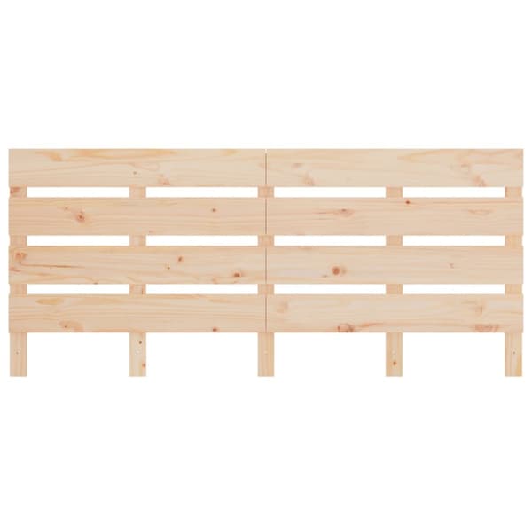Sänggavel 120x3x80 cm massiv furu