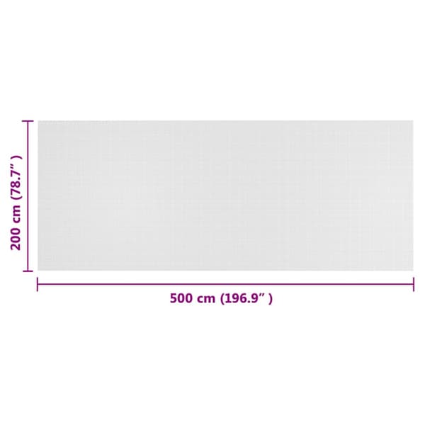 Insektsnät Vit 2 x 5 m polyeten