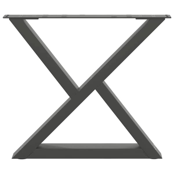 Soffbordsben 2 st antracit 50x(42-43,3) cm stål