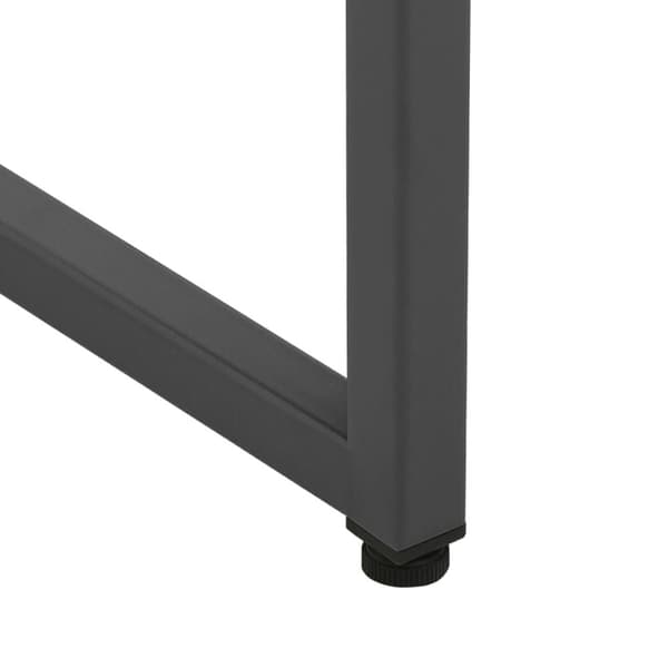Skänk antracit 105x35x75 cm stål