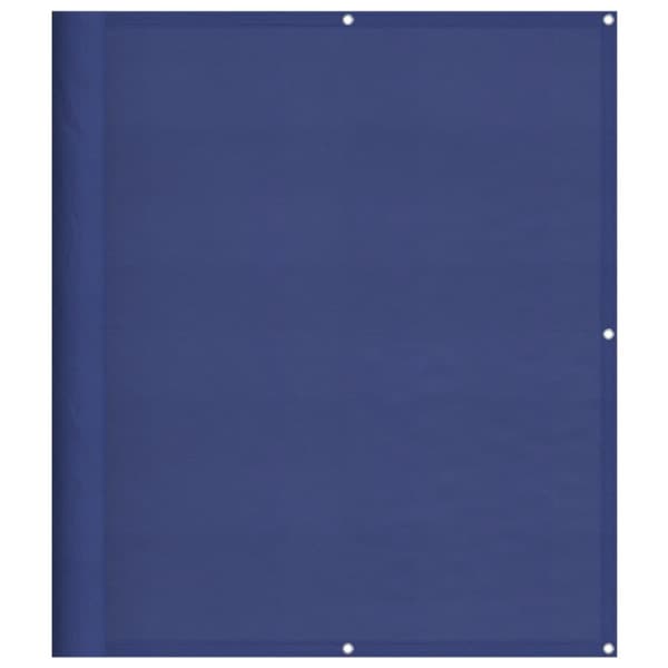 Balkongskärm blå 120x700 cm 100% polyester oxford