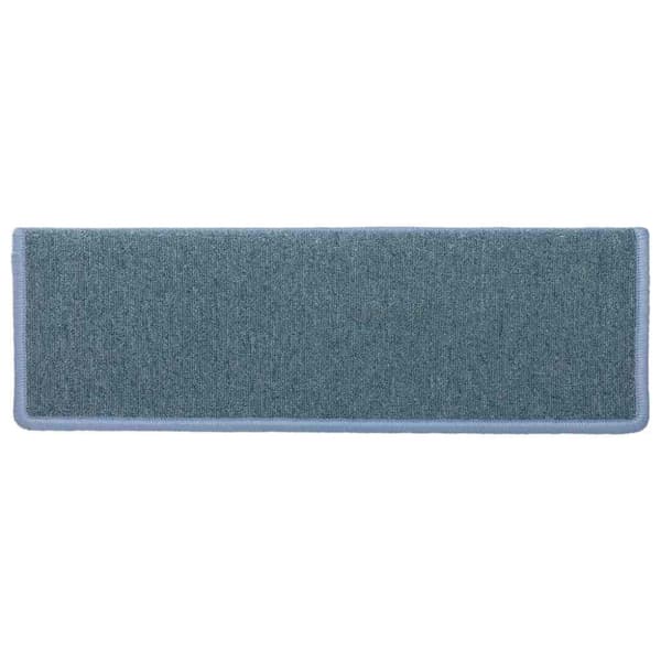 Trappmattor 30 st 65x21x4 cm havsblå rektangulär kant