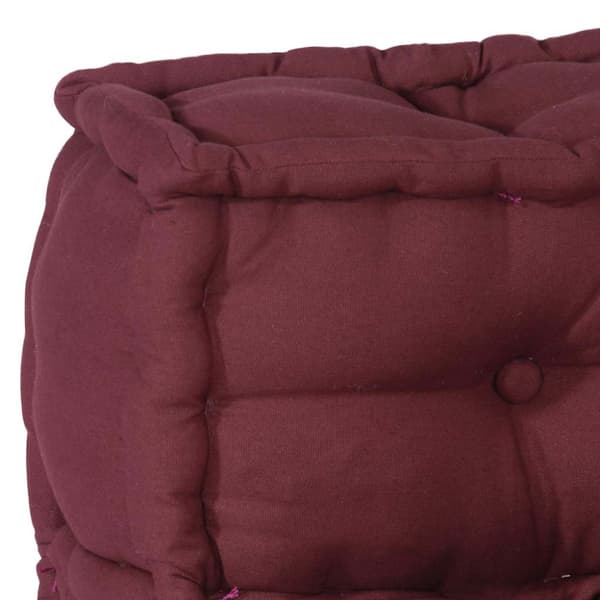 Modulär soffa rödbrun 70x70x54 tyg