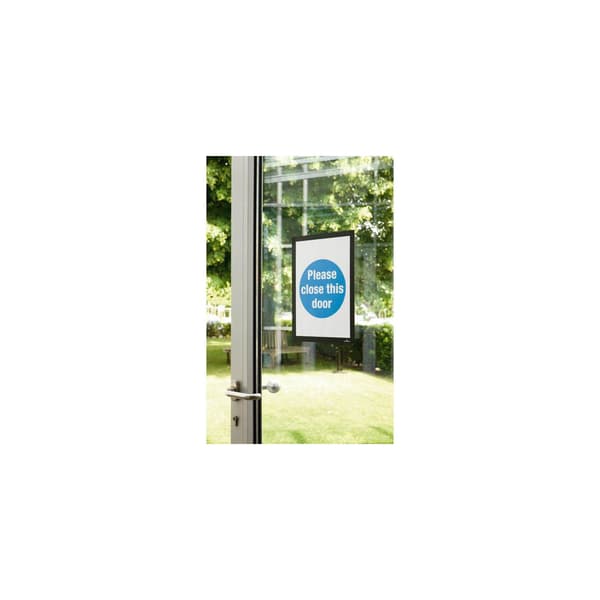 Magnetram självh.DURAFRAME A4 svart 2/fp