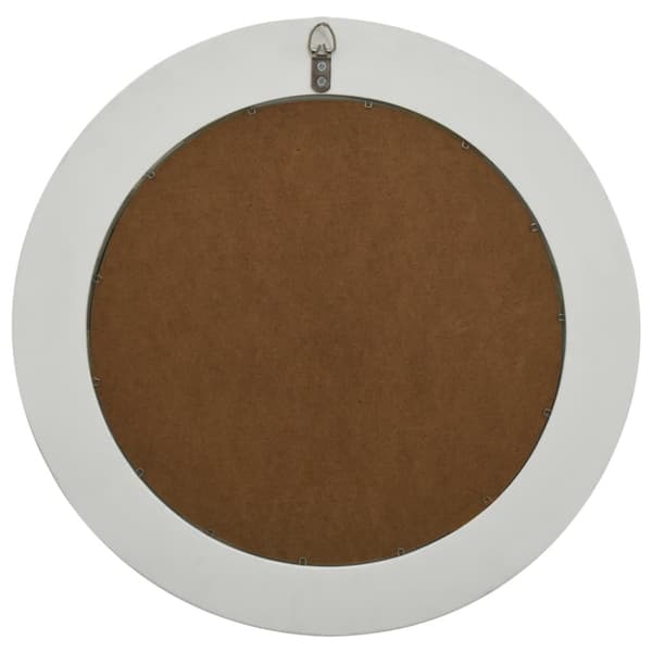 Väggspegel barockstil 50 cm vit
