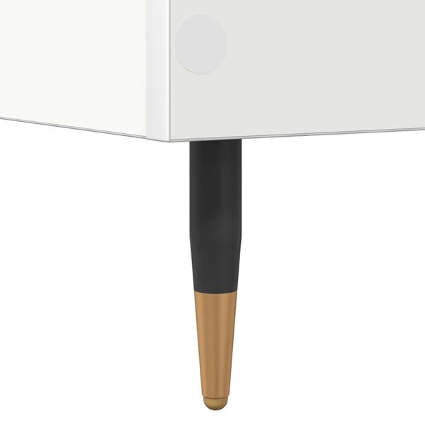 Sängram Vit 80 x 200 cm Konstruerat trä