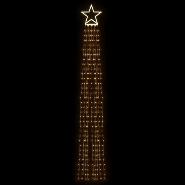 Julgransbelysning 320 LED varmvit 375 cm