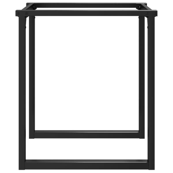 Bordsben för matbord O-ram 70x70x73 cm stål