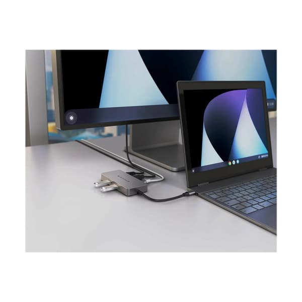 HyperDrive 5-Port USB-C Hub - dockningsstation - USB-C - HDMI - 1GbE